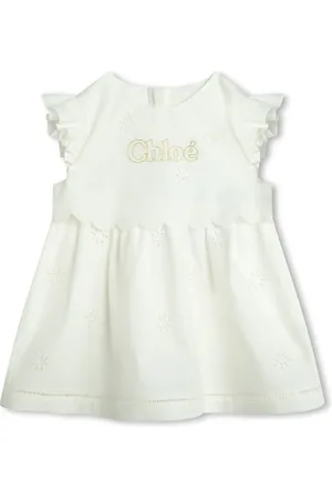 Chloé Trousseau de naissance en popeline à logo brodé