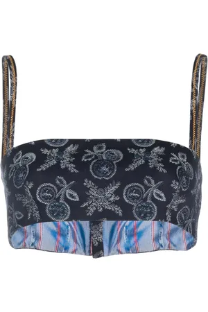 Etro Brassière à motif en jacquard