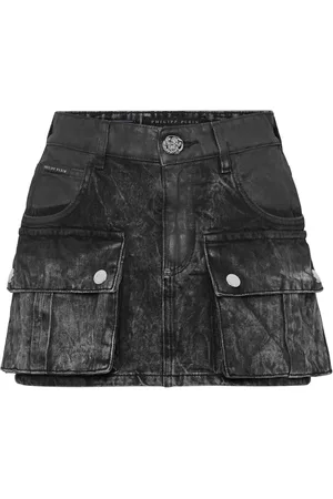 Philipp Plein Minijupe en jean