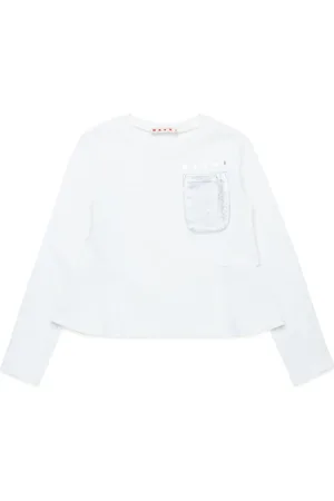 Marni T-shirt en coton à logo imprimé