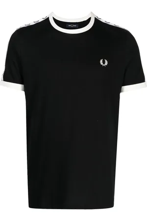 Fred Perry T-shirt en coton à bandes logo