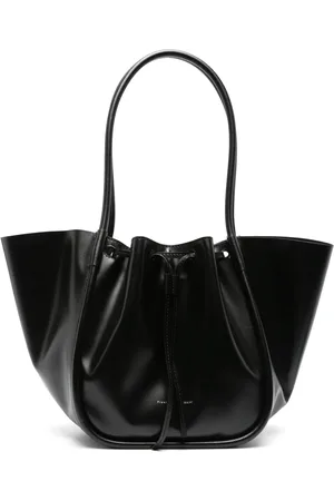 Proenza Schouler Grand sac à main en cuir à fronces
