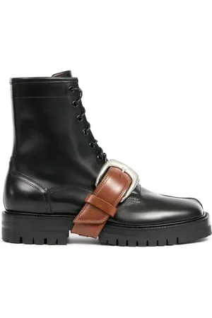 Maison Margiela Mocassins en cuir à bout Tabi