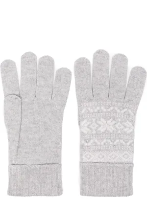 ELEVENTY Gants en maille intarsia