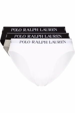 Ralph Lauren Lot de 3 slips à ceinture à logo