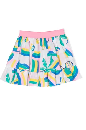 Billieblush Minijupe en coton à volants superposés