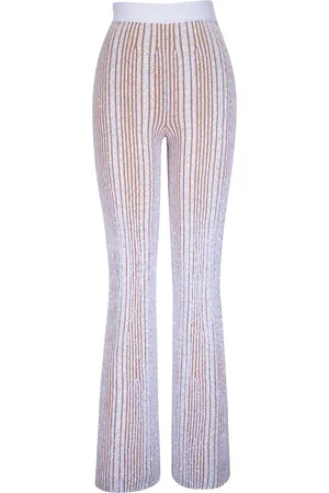 Missoni Pantalon nervuré à sequins