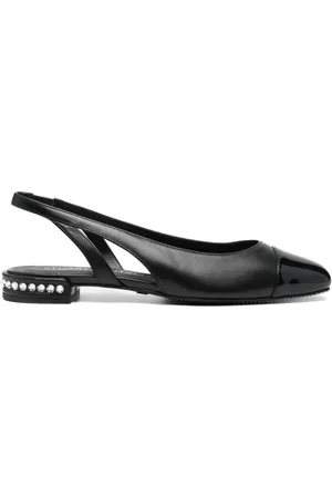 Stuart Weitzman Ballerines en cuir à bride arrière