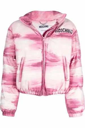 Moschino Doudoune à imprimé coups de pinceau