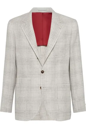 Brunello Cucinelli Blazer à carreaux Prince De Galles