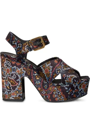 Etro Sandales à motif cachemire
