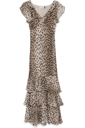 RIXO London Robe Amelle à coupe longue