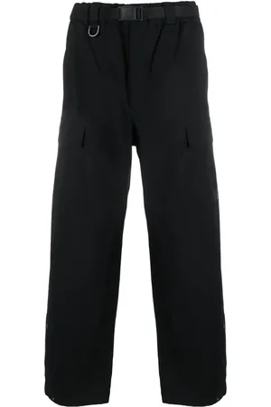 Y-3 Pantalon ample à taille ceinturée