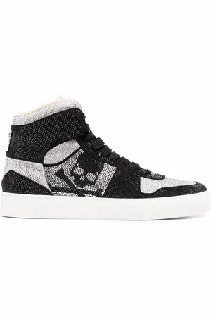 Philipp Plein Baskets montantes Strass
