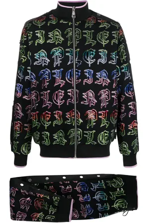 Philipp Plein Survêtement à logo imprimé