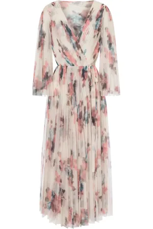 Serafini Robe longue à fleurs