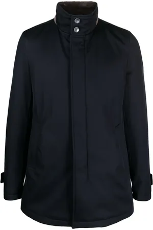 HERNO Veste en laine à col montant