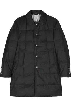 Thom Browne Manteau court à doublure matelassée