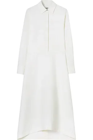 Jil Sander Robe longue à manches longues