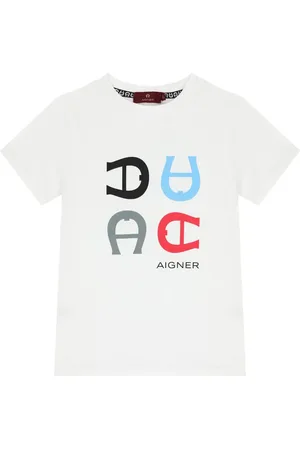 Aigner T-shirt en coton à logo imprimé