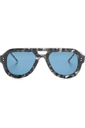 Thom Browne Lunettes de soleil à monture pilote