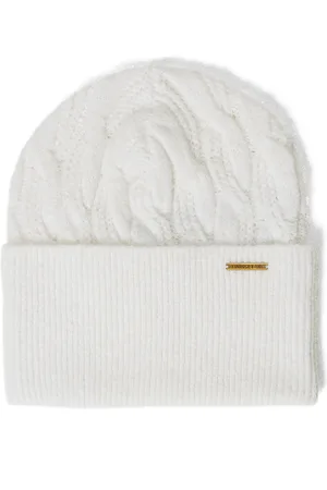 Twin-Set Bonnet en maille torsadée