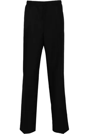 Fendi Pantalon en laine vierge à coupe droite