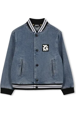 DKNY Veste en jean à logo imprimé