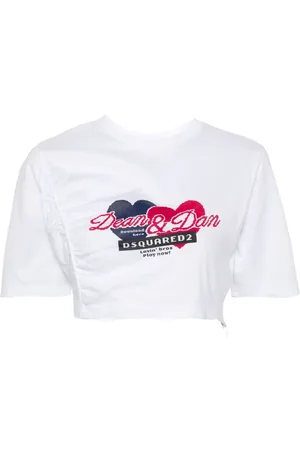 Dsquared2 T-shirt à lien de resserrage