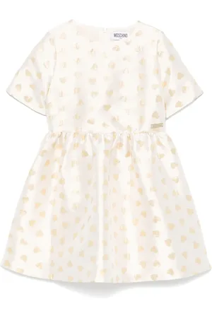 Moschino Robe à motif cœur