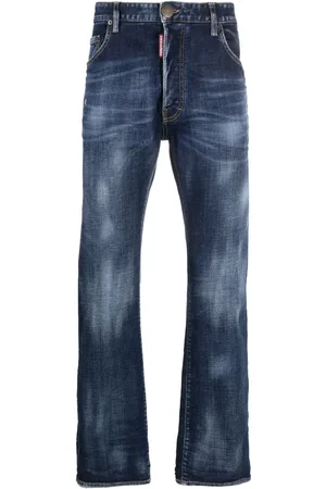 Dsquared2 Jean droit à taille basse