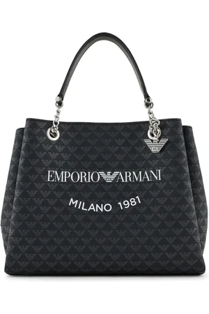 Emporio Armani Sac à main à logo Milano imprimé
