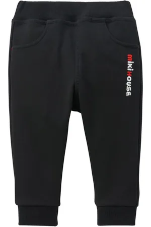 Miki House Pantalon de jogging à logo brodé