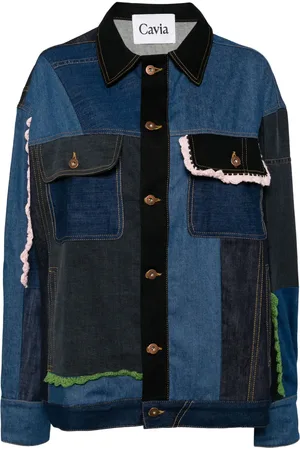 Cavia Veste à design patchwork