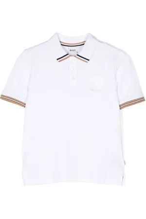 HUGO BOSS Polo à bords rayés