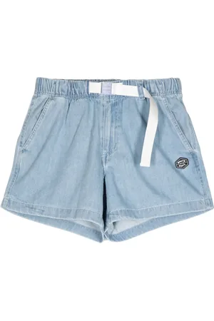 Chocoolate Short en coton à taille ceinturée