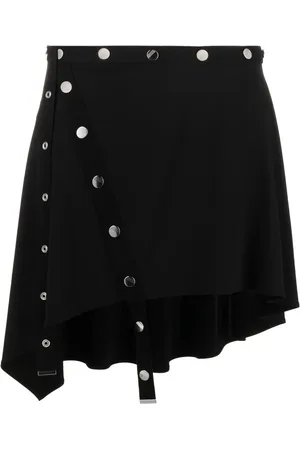 The Attico Minijupe asymétrique à boutons décoratifs
