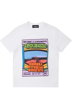 Dsquared2 T-shirt en coton à imprimé graphique