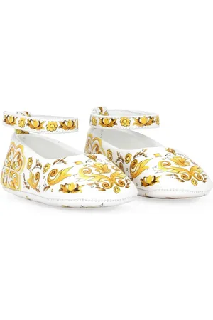 Dolce & Gabbana Ballerines Majolica en cuir