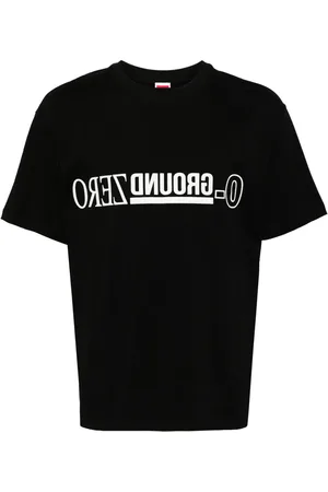 Ground Zero T-shirt en coton à logo imprimé