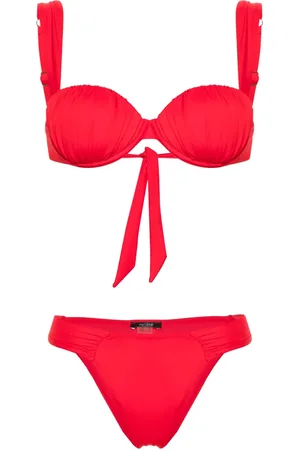 Noire Swimwear Bikini à fronces