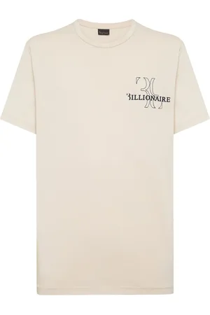 BILLIONAIRE T-shirt en coton à logo brodé