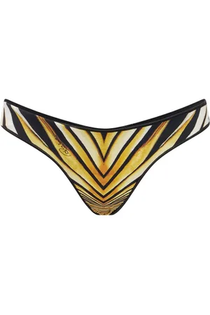 Roberto Cavalli Bas de bikini à imprimé Ray of Gold