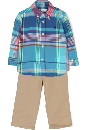 Ralph Lauren Ensemble chemise-pantalon à carreaux