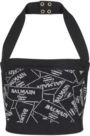 Balmain Haut à dos nu