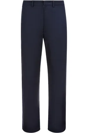 Bally Pantalon en coton à coupe droite