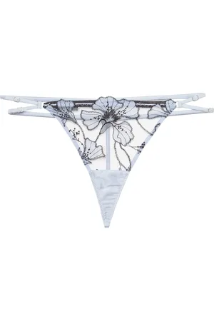 FLEUR DU MAL String Harper à broderies