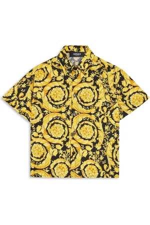 VERSACE Chemise à imprimé baroque