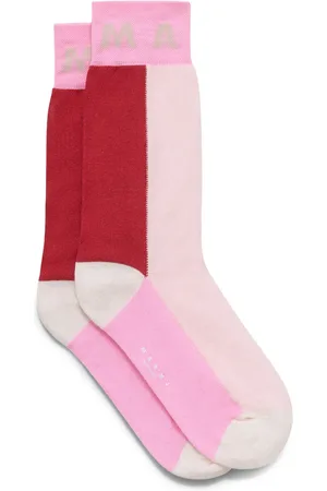 Marni Chaussettes à logo intarsia