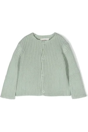 TEDDY & MINOU Cardigan en coton à design nervuré